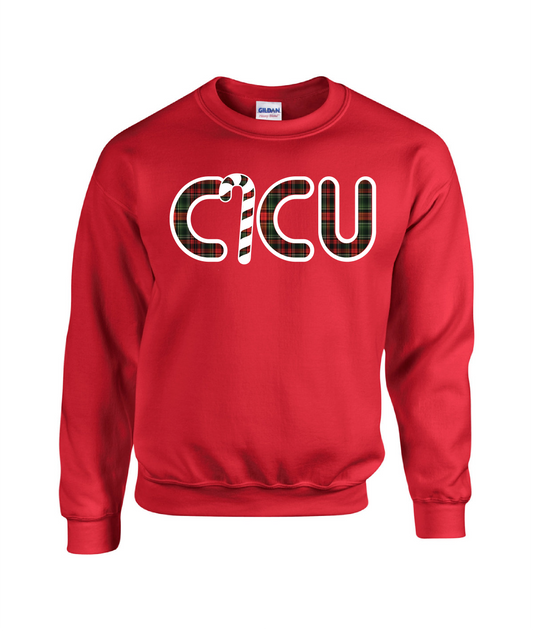 ICU Candy Cane Crewneck