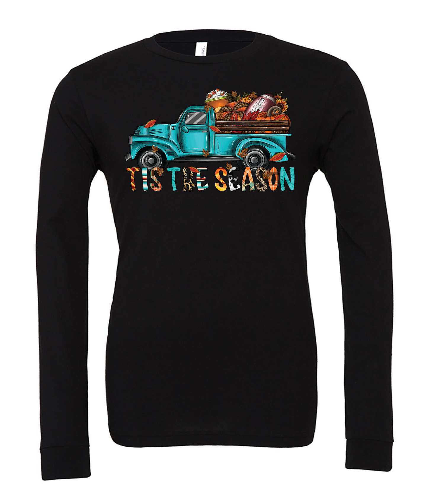 Tis The Season Truck Tshirt and Long Sleeve