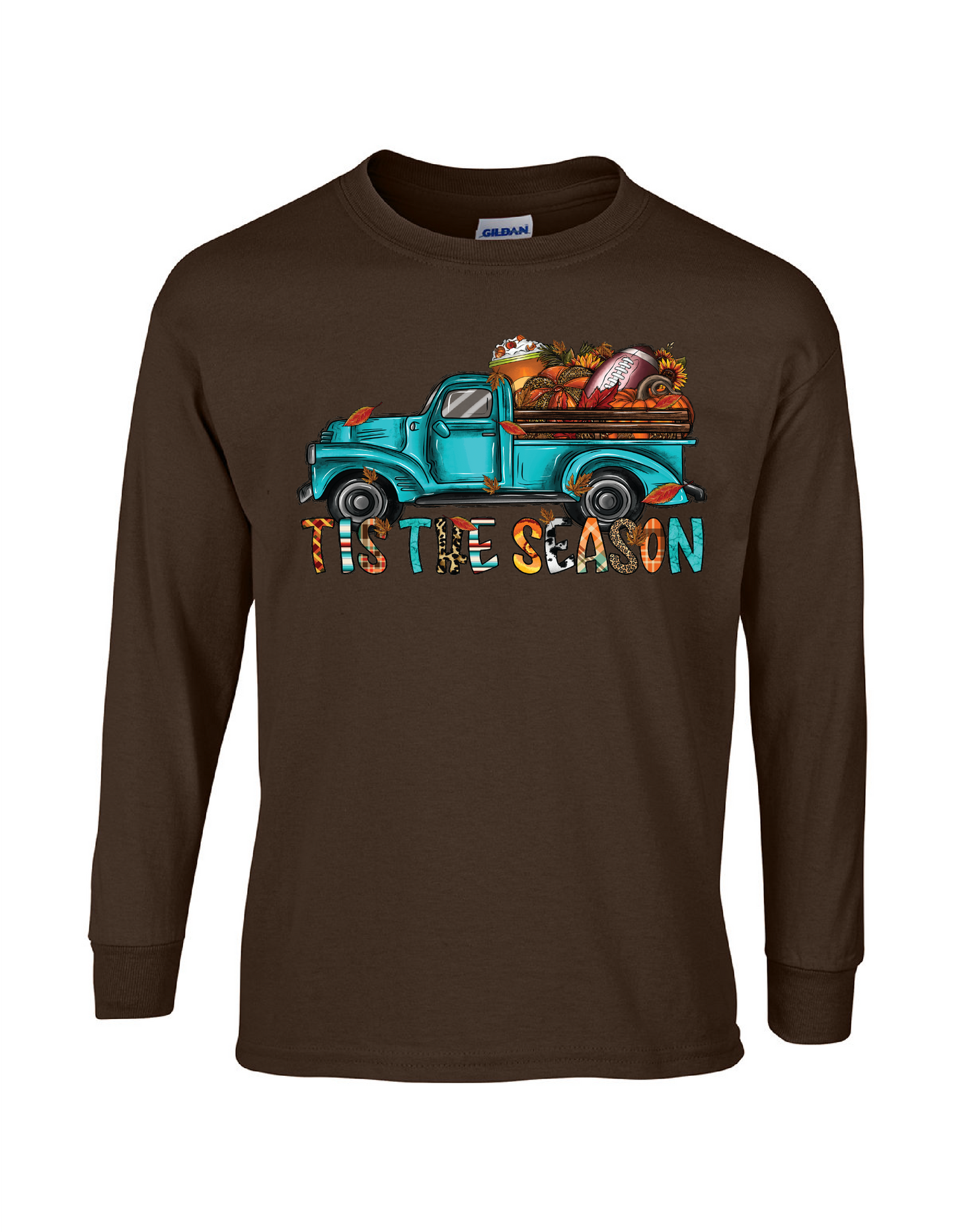 Tis The Season Truck Tshirt and Long Sleeve