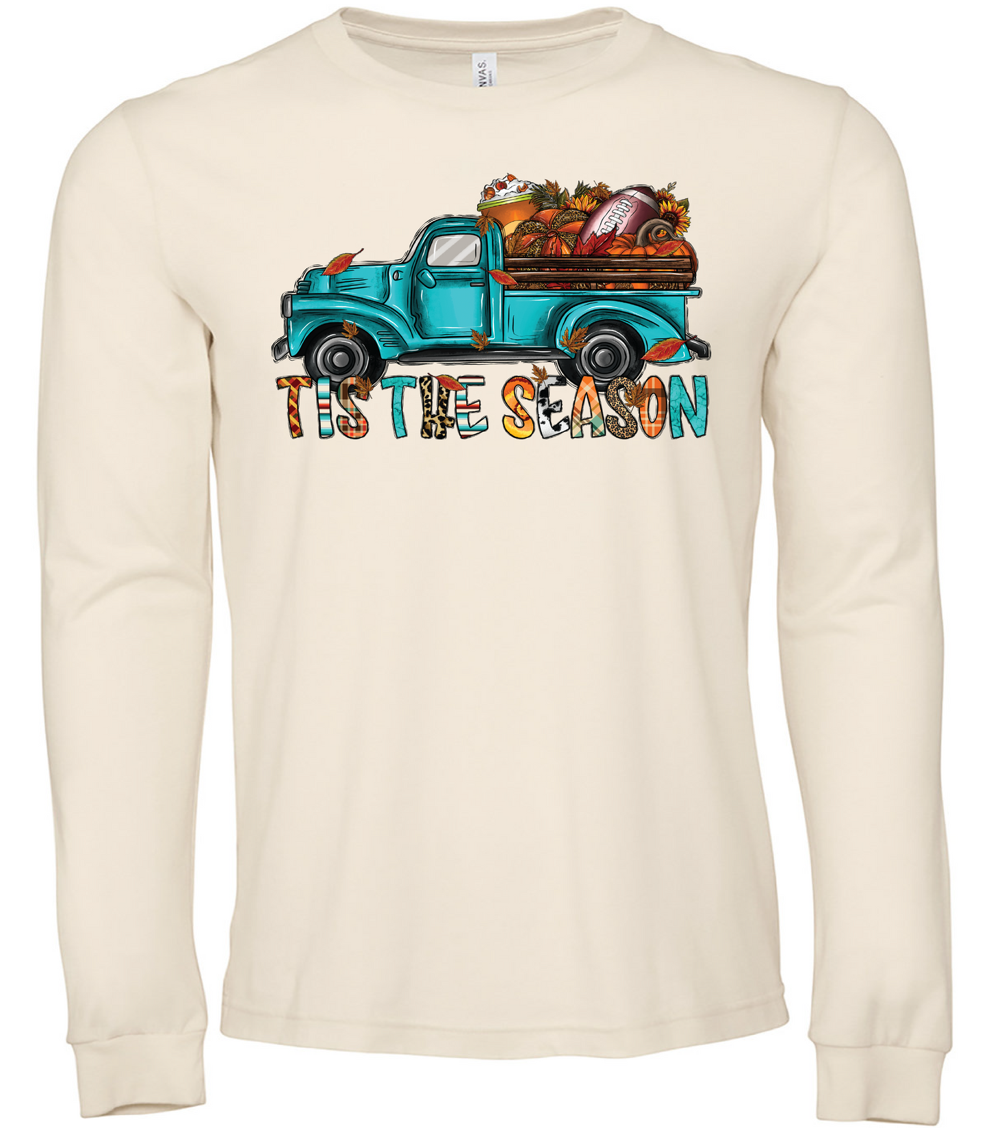 Tis The Season Truck Tshirt and Long Sleeve